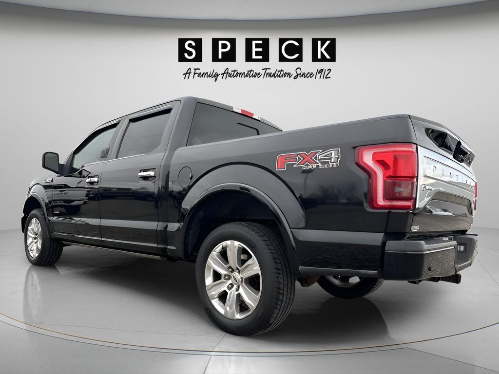 2016 Ford F-150 — rear three-quarter view