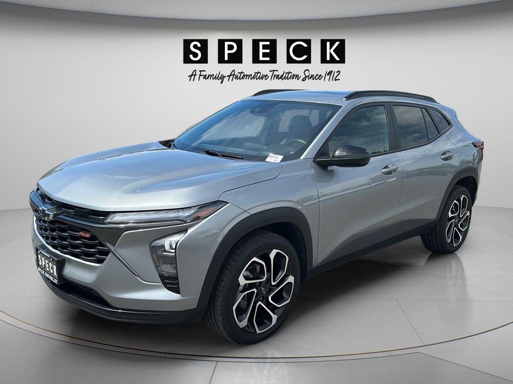 2024 Chevrolet Trax 2RS in Sterling Gray Metallic — front three-quarter view