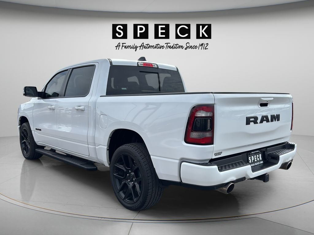 2019 RAM 1500 — rear three-quarter view