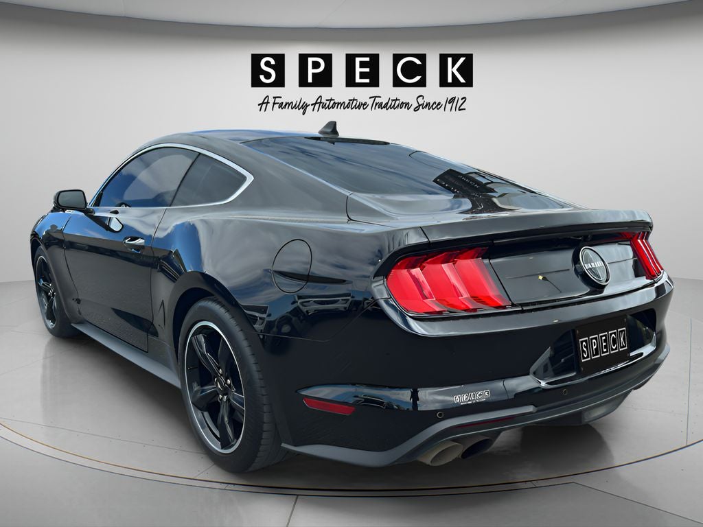 2020 Ford Mustang — rear three-quarter view