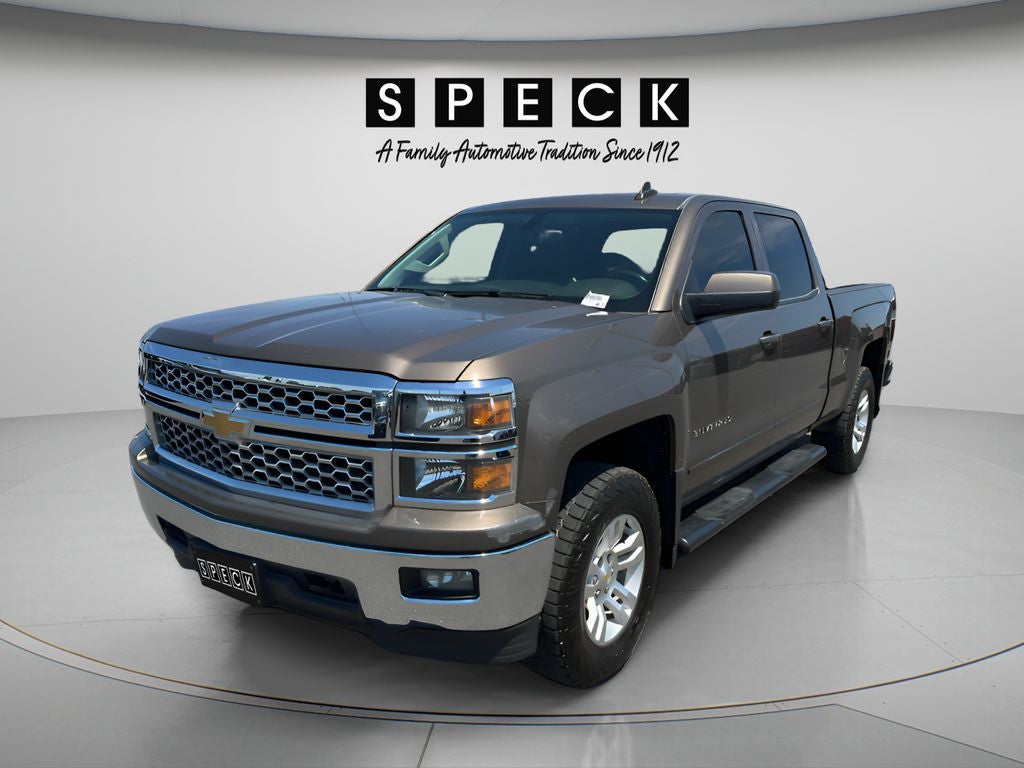 2015 Chevrolet Silverado 1500 LT in Brownstone Metallic — front three-quarter view