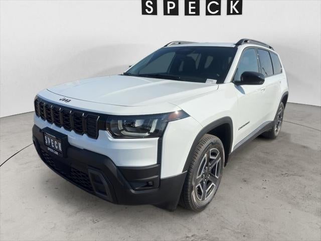 2026 Jeep Cherokee CHEROKEE LIMITED 4X4 in Bright White Clear-Coat Exterior Paint — front three-quarter view