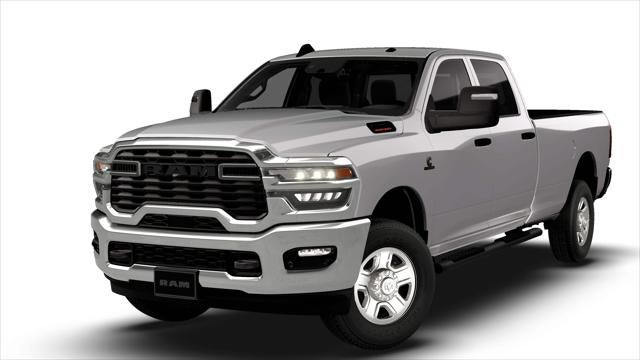2026 RAM Ram 3500 RAM 3500 TRADESMAN CREW CAB 4X4 8' BOX in Silver-Zynith Exterior Paint — front three-quarter view