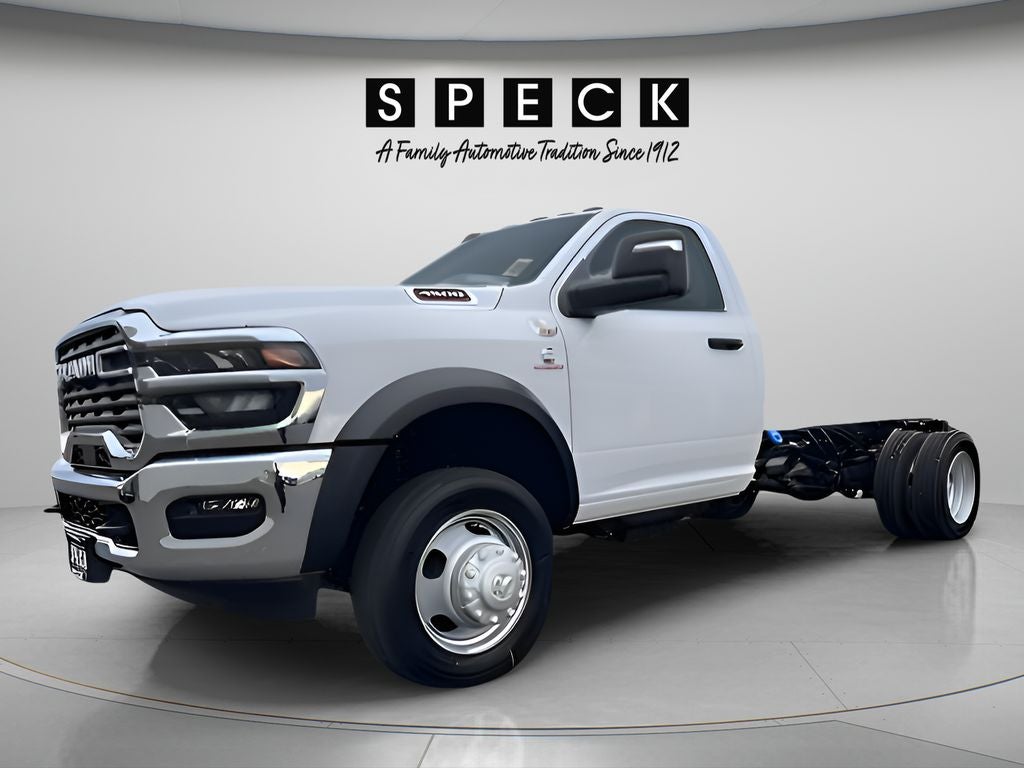 2026 RAM Ram 4500 Chassis Cab RAM 4500 TRADESMAN CHASSIS REGULAR CAB 4X4 84' CA in Bright White Clear-Coat Exterior Paint — front...