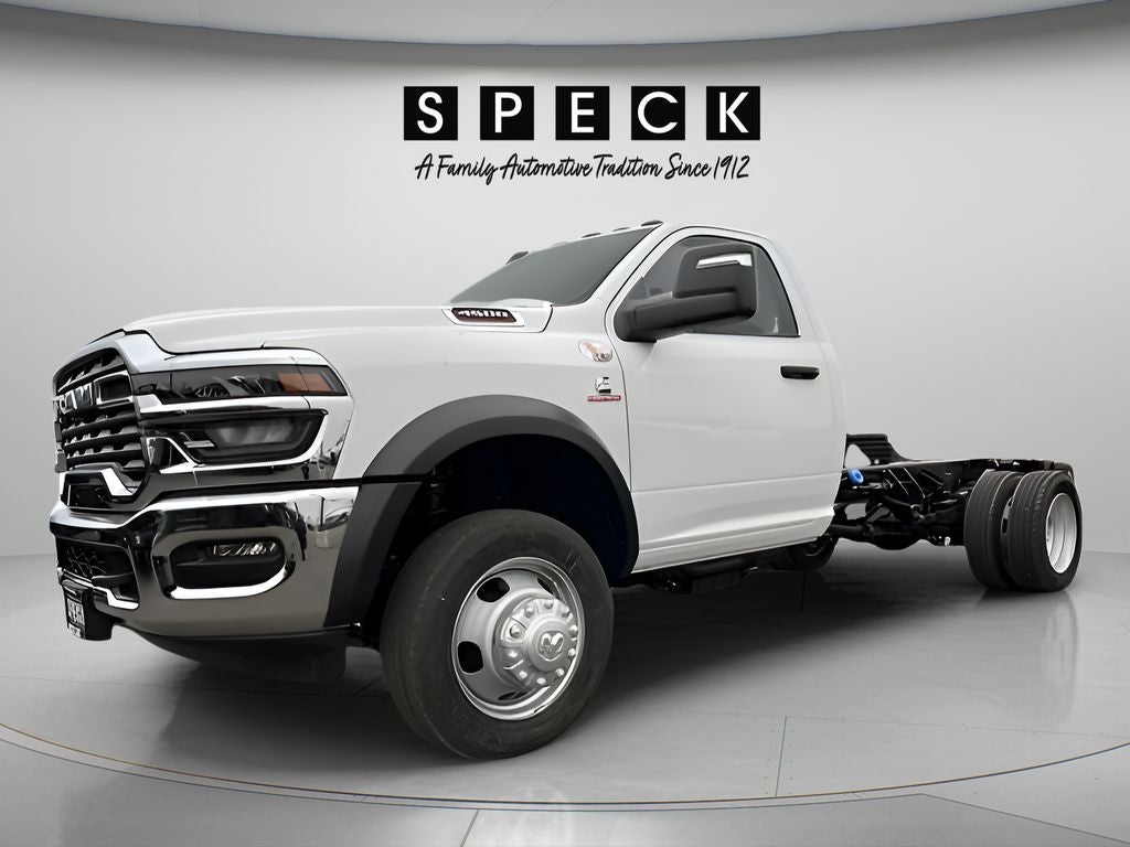 2026 RAM Ram 4500 Chassis Cab RAM 4500 TRADESMAN CHASSIS REGULAR CAB 4X4 84' CA in Bright White Clear-Coat Exterior Paint — front...