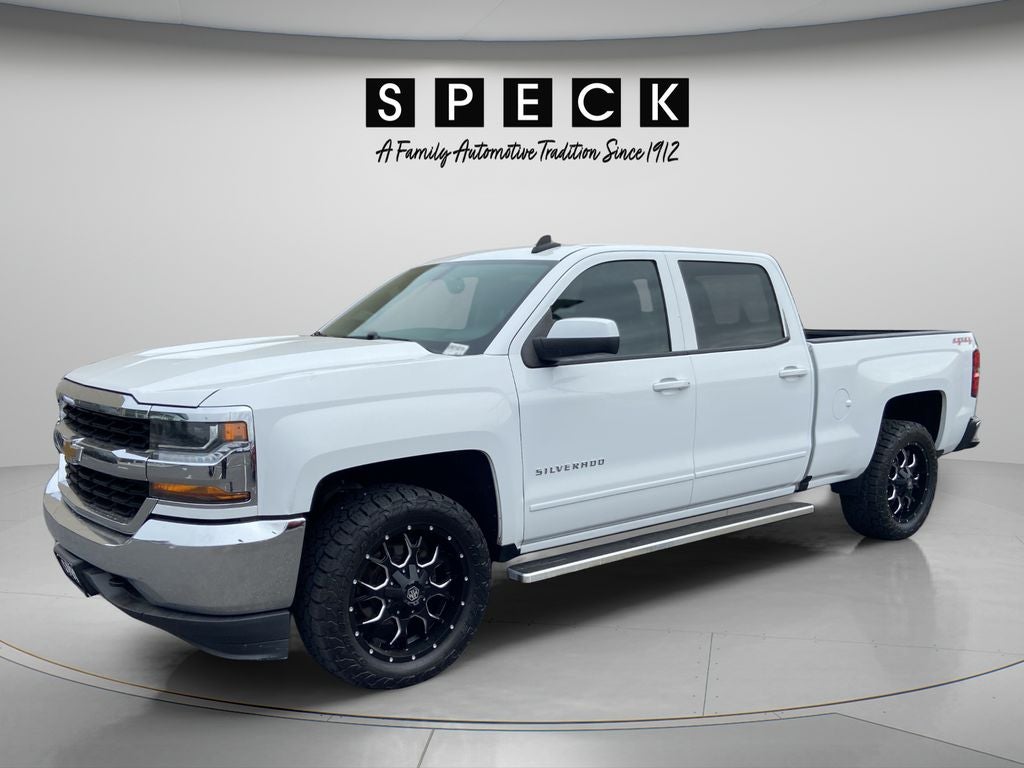 2016 Chevrolet Silverado LT in Summit White — front three-quarter view