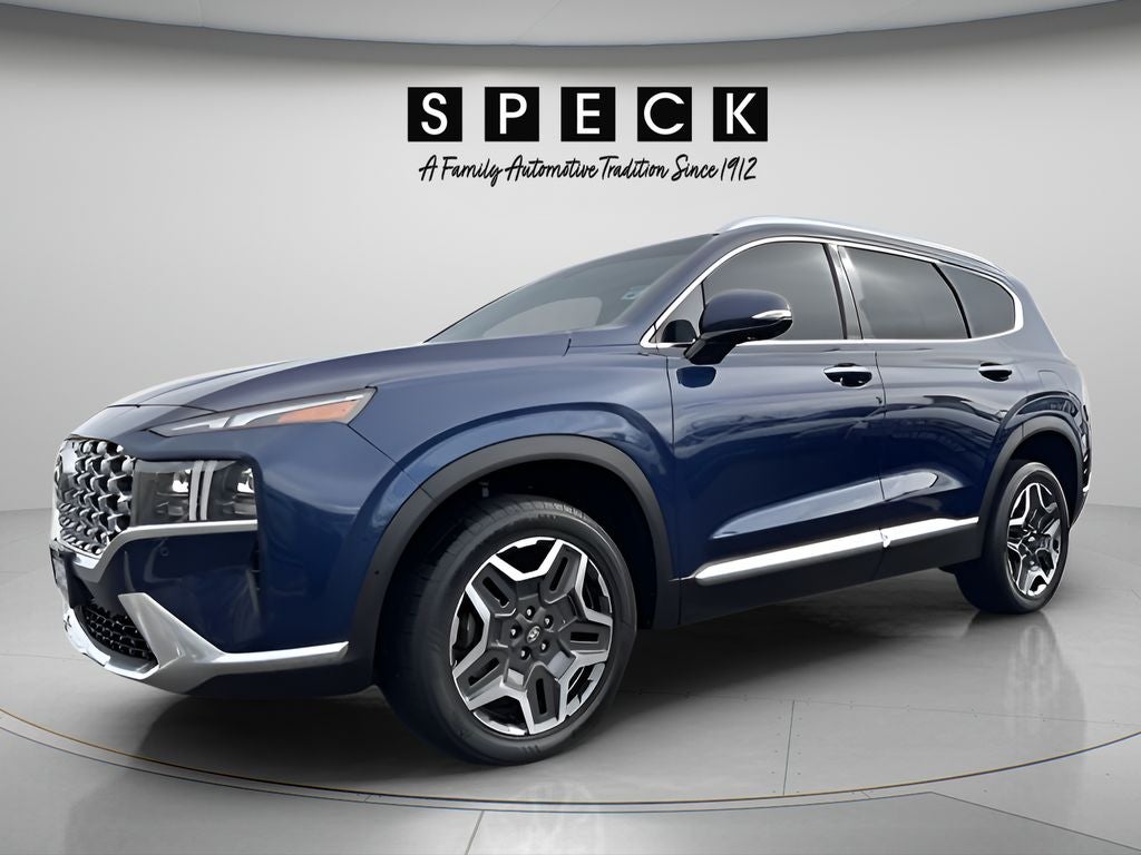 2021 Hyundai Santa Fe Limited in Stormy Sea — front three-quarter view